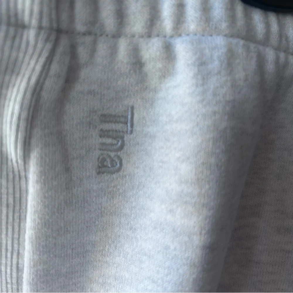 TNA Cozy BF Heather Cloud Gray Drawstring Athletic 5” Shorts, Women’s XXL - Picture 5 of 8